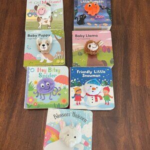 Set of 7 Finger Puppet Little Learners & Others Mini Books Holiday, Animals...